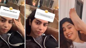 Janhvi Kapoor with sister Khushi. Janhvi Kapoor with sister Khushi.
