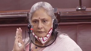Jaya Bachchan speaks at the monsoon session of parliament.(ANI) Jaya Bachchan speaks at the monsoon session of parliament.(ANI)