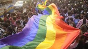 The UP Kinnar Akhada Parishad had demanded for the constitution of the transgender welfare board after the Supreme Court in its order in 2014 recognised transgender as the third gender. (HT Photo) The UP Kinnar Akhada Parishad had demanded for the constitution of the transgender welfare board after the Supreme Court in its order in 2014 recognised transgender as the third gender. (HT Photo)