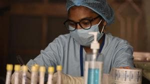 RT-PCR tests are done at 35 labs in Rajasthan, including those at government facilities where the test is done free of cost.(HT photo) RT-PCR tests are done at 35 labs in Rajasthan, including those at government facilities where the test is done free of cost.(HT photo)