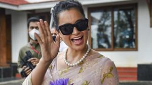 Kangana Ranaut said she joined film industry to unmask the ‘mafia’.(PTI) Kangana Ranaut said she joined film industry to unmask the ‘mafia’.(PTI)