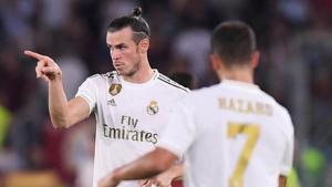 Real Madrid's Gareth Bale as Eden Hazard looks on.(REUTERS) Real Madrid's Gareth Bale as Eden Hazard looks on.(REUTERS)