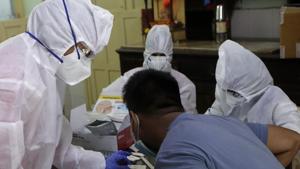 In Bhubaneswar and Cuttack, just about 20 per cent of the beds are occupied by patients from both the cities while the rest have been taken over by people from other districts.(AP) In Bhubaneswar and Cuttack, just about 20 per cent of the beds are occupied by patients from both the cities while the rest have been taken over by people from other districts.(AP)