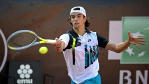 Tennis - ATP Masters 1000 - Italian Open - Foro Italico, Rome, Italy - September 14, 2020 Italy's Lorenzo Musetti in action during his first round match against Italy's Giulio Zeppieri Pool via REUTERS/Riccardo Antimiani/Files(REUTERS) Tennis - ATP Masters 1000 - Italian Open - Foro Italico, Rome, Italy - September 14, 2020 Italy's Lorenzo Musetti in action during his first round match against Italy's Giulio Zeppieri Pool via REUTERS/Riccardo Antimiani/Files(REUTERS)