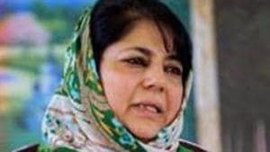 Jammu and Kashmir Peoples Deomocratic Party (PDP) president Mehbooba Mufti ‘s detention was also discussed at the meeting.(PTI Photo) Jammu and Kashmir Peoples Deomocratic Party (PDP) president Mehbooba Mufti ‘s detention was also discussed at the meeting.(PTI Photo)