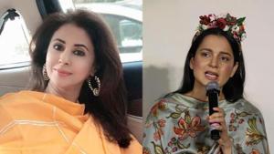 Urmila Matondkar lashed out at Kangana Ranaut for her recent statements. Urmila Matondkar lashed out at Kangana Ranaut for her recent statements.