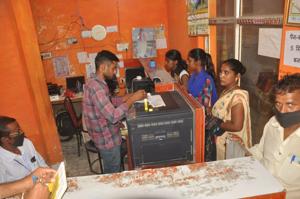 The digital centre is a one-stop service solution for villagers in the area.(HT Photo/Rajesh Kumar) The digital centre is a one-stop service solution for villagers in the area.(HT Photo/Rajesh Kumar)