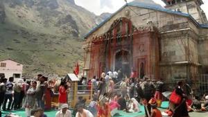 The priests have been protesting against the formation of Char Dham Devasthanam Management Board since June. (HT Photo) The priests have been protesting against the formation of Char Dham Devasthanam Management Board since June. (HT Photo)