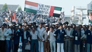 One exhibition match changed the landscape of what would go on to become the Sharjah Cricket Ground.(Getty Images) One exhibition match changed the landscape of what would go on to become the Sharjah Cricket Ground.(Getty Images)