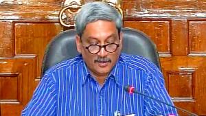 File photo: Former Goa CM late Manohar Parrikar.(ANI) File photo: Former Goa CM late Manohar Parrikar.(ANI)
