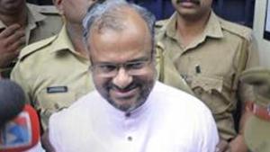 Rape accused Roman Catholic Bishop Franco Mulakkal appeared in court on the day when trial began.(PTI Photo) Rape accused Roman Catholic Bishop Franco Mulakkal appeared in court on the day when trial began.(PTI Photo)