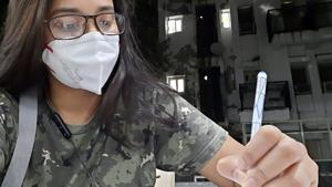 Dr Noopur Gupta has taken to writing poetry to ward off negative thoughts. Dr Noopur Gupta has taken to writing poetry to ward off negative thoughts.