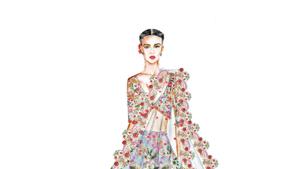 Rahul Mishra illustrates a sublime lotus pond Rahul Mishra illustrates a sublime lotus pond