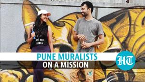 <p>Sneha Chakraborty and Kartik Sharma hope to paint more than 100 public walls in Pune, and eventually include AR features to each painting. Watch the video for more details. </p>