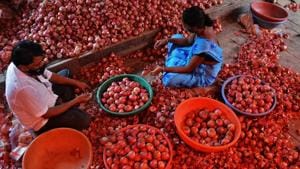 Retail prices on Friday came down from Rs 40 to 35 in Kolkata and from Rs 35 to 28 in Siliguri, north Bengal’s biggest town.(HT PHOTO.) Retail prices on Friday came down from Rs 40 to 35 in Kolkata and from Rs 35 to 28 in Siliguri, north Bengal’s biggest town.(HT PHOTO.)