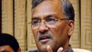 Uttarakhand chief minister Trivendra Singh Rawat was speaking on the need to widen Char Dham road.(PTI Photo) Uttarakhand chief minister Trivendra Singh Rawat was speaking on the need to widen Char Dham road.(PTI Photo)