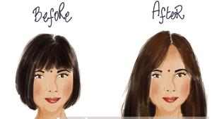 The hair turns into an overgrown mess, because people are too scared to even venture out for a trim(Illustration: Aparna Ram) The hair turns into an overgrown mess, because people are too scared to even venture out for a trim(Illustration: Aparna Ram)