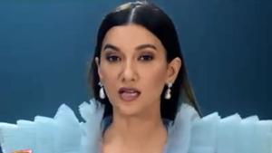 Gauahar Khan in a still from Bigg Boss 14 promo. Gauahar Khan in a still from Bigg Boss 14 promo.