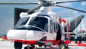 An AgustaWestland helicopter(HT file) An AgustaWestland helicopter(HT file)