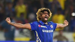Mumbai Indians (MI) bowler Lasith Malinga celebrating after win over Chennai Super Kings (CSK) at the Indian Premier League 2019.(PTI) Mumbai Indians (MI) bowler Lasith Malinga celebrating after win over Chennai Super Kings (CSK) at the Indian Premier League 2019.(PTI)