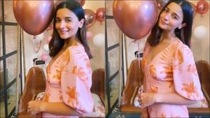 Alia Bhatt looks ravishing in a botanical-printed Sorrento Mini Dress(Instagram/aliaabhatt) Alia Bhatt looks ravishing in a botanical-printed Sorrento Mini Dress(Instagram/aliaabhatt)