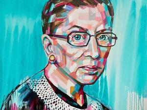 A legal trailblazer and champion of women’s rights, she became the high court’s second female justice in 1993.(Instagram @sheiladunnart) A legal trailblazer and champion of women’s rights, she became the high court’s second female justice in 1993.(Instagram @sheiladunnart)
