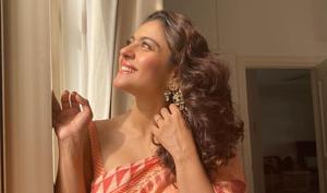 Kajol shared pictures of herself clicked by daughter Nysa. Kajol shared pictures of herself clicked by daughter Nysa.