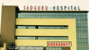 The hospital in Cuttack where the fire broke out. (HT Photo) The hospital in Cuttack where the fire broke out. (HT Photo)