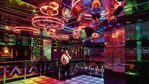 Inside a UK nightclub closed due to Covid-19 restrictions. Inside a UK nightclub closed due to Covid-19 restrictions.