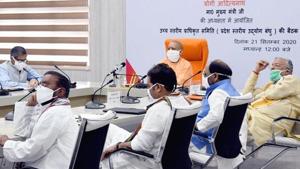 CM Yogi Adityanath pointed out that defence and aerospace, warehousing, data centres, electrical vehicles and pharma were some of the emerging investment sectors in UP. (Photo @CMOfficeUP) CM Yogi Adityanath pointed out that defence and aerospace, warehousing, data centres, electrical vehicles and pharma were some of the emerging investment sectors in UP. (Photo @CMOfficeUP)