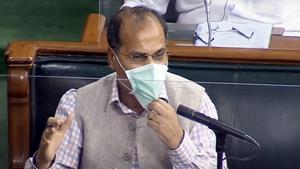 Leader of Congress in Lok Sabha Adhir Ranjan Choudhury.(ANI) Leader of Congress in Lok Sabha Adhir Ranjan Choudhury.(ANI)