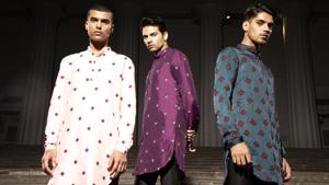 Kunal Rawal showcased his collection Hide & Seek at India Couture Week. Kunal Rawal showcased his collection Hide & Seek at India Couture Week.