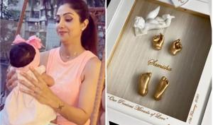 Shilpa Shetty welcomed her daughter in February this year. Shilpa Shetty welcomed her daughter in February this year.