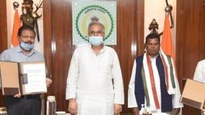 On Monday, CM Baghel launched flight services from Maa Danteshwari airport in Jagdalpur under the Centre’s UDAN (Ude Desh ka Aam Naagrik) scheme. (Photo @bhupeshbaghel) On Monday, CM Baghel launched flight services from Maa Danteshwari airport in Jagdalpur under the Centre’s UDAN (Ude Desh ka Aam Naagrik) scheme. (Photo @bhupeshbaghel)