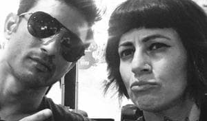 Sushant Singh Rajput poses with Sapna Bhavnani in this throwback pic from four years ago. Sushant Singh Rajput poses with Sapna Bhavnani in this throwback pic from four years ago.