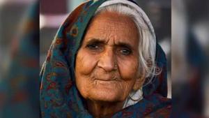 Eighty-two-year-old Bilkis became the face of the Shaheen Bagh protests last year. Eighty-two-year-old Bilkis became the face of the Shaheen Bagh protests last year.