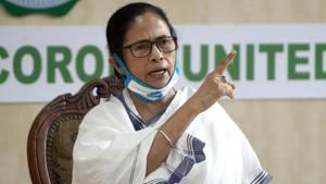 Bengal chief minister Mamata Banerjee has said the Centre would have to bear 100 per cent cost of the Ayushman Bharat Yojana.(ANI PHOTO.) Bengal chief minister Mamata Banerjee has said the Centre would have to bear 100 per cent cost of the Ayushman Bharat Yojana.(ANI PHOTO.)