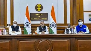 S Jaishankar tweeted that the G4 ministers had “called for a decisive push for UNSC reforms during #UN75”.(PTI Photo) S Jaishankar tweeted that the G4 ministers had “called for a decisive push for UNSC reforms during #UN75”.(PTI Photo)