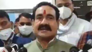 “I don’t wear it, so what?,” Narottam Mishra had said when asked why he was not wearing a mask.(ANI (Screengrab)) “I don’t wear it, so what?,” Narottam Mishra had said when asked why he was not wearing a mask.(ANI (Screengrab))