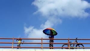 According to IMD, monsoon is likely to begin withdrawing from Monday — a week later than the normal date. The monsoon season will officially end on September 30.(Raj K Raj/HT PHOTO) According to IMD, monsoon is likely to begin withdrawing from Monday — a week later than the normal date. The monsoon season will officially end on September 30.(Raj K Raj/HT PHOTO)