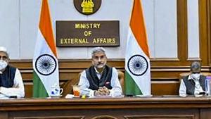 The meeting of the foreign ministers is an annual event held on the margins of the UN General Assembly.(PTI) The meeting of the foreign ministers is an annual event held on the margins of the UN General Assembly.(PTI)
