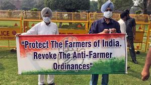 A farmers’ organisation has also called for a state-wide ‘bandh’ on September 25.(ANI photo) A farmers’ organisation has also called for a state-wide ‘bandh’ on September 25.(ANI photo)