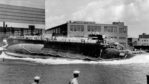 The Thresher story was already well known. It had undergone sea trials and was back in the ocean for deep-dive testing about 220 miles off Massachusetts’ Cape Cod.(AP file photo) The Thresher story was already well known. It had undergone sea trials and was back in the ocean for deep-dive testing about 220 miles off Massachusetts’ Cape Cod.(AP file photo)