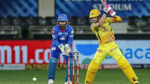 IPL 2020 DC vs CSK: Faf du Plessis in action(PTI Image) IPL 2020 DC vs CSK: Faf du Plessis in action(PTI Image)