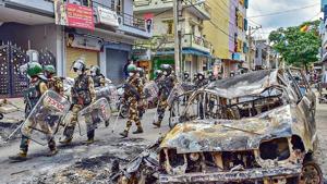 Riots broke out in Bengaluru on August 11. Riots broke out in Bengaluru on August 11.