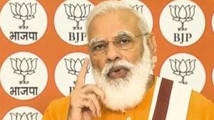 Prime Minister Narendra Modi is listed as the first speaker for the general debate at the UNGA in the forenoon of Saturday.(PTI) Prime Minister Narendra Modi is listed as the first speaker for the general debate at the UNGA in the forenoon of Saturday.(PTI)