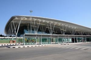 Terminal building of Bengaluru’s Kempegowda International Airport. Except Bengaluru-based Star Air that commenced its operations in January last year, no airline in service has dedicated UDAN operations.(Representational Image) Terminal building of Bengaluru’s Kempegowda International Airport. Except Bengaluru-based Star Air that commenced its operations in January last year, no airline in service has dedicated UDAN operations.(Representational Image)