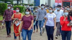 Jabalpur: Students leave an examination centre after appearing for the JEE 2020 entrance papers, amid the ongoing coronavirus pandemic, in Jabalpur, Wednesday, Sept. 2, 2020. (PTI Photo)(PTI02-09-2020_000077B)(PTI) Jabalpur: Students leave an examination centre after appearing for the JEE 2020 entrance papers, amid the ongoing coronavirus pandemic, in Jabalpur, Wednesday, Sept. 2, 2020. (PTI Photo)(PTI02-09-2020_000077B)(PTI)