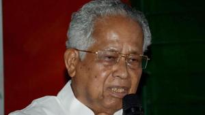 Tarun Gogoi tested positive for Covid-19 on August 26.(PTI file) Tarun Gogoi tested positive for Covid-19 on August 26.(PTI file)