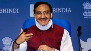 Union Minister for Education Dr Ramesh Pokhriyal Nishank.(PTI File) Union Minister for Education Dr Ramesh Pokhriyal Nishank.(PTI File)